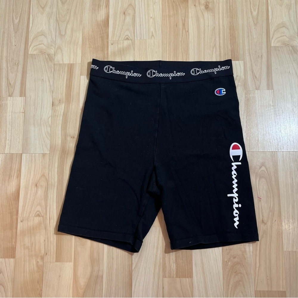 Champion Womens Black Compression Shorts Medium